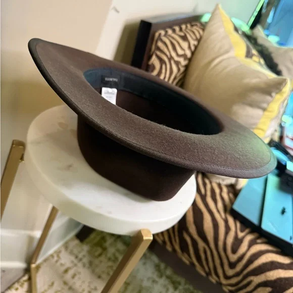 Talbot Stylish Brown Fedora Hat - Picture 3 of 5